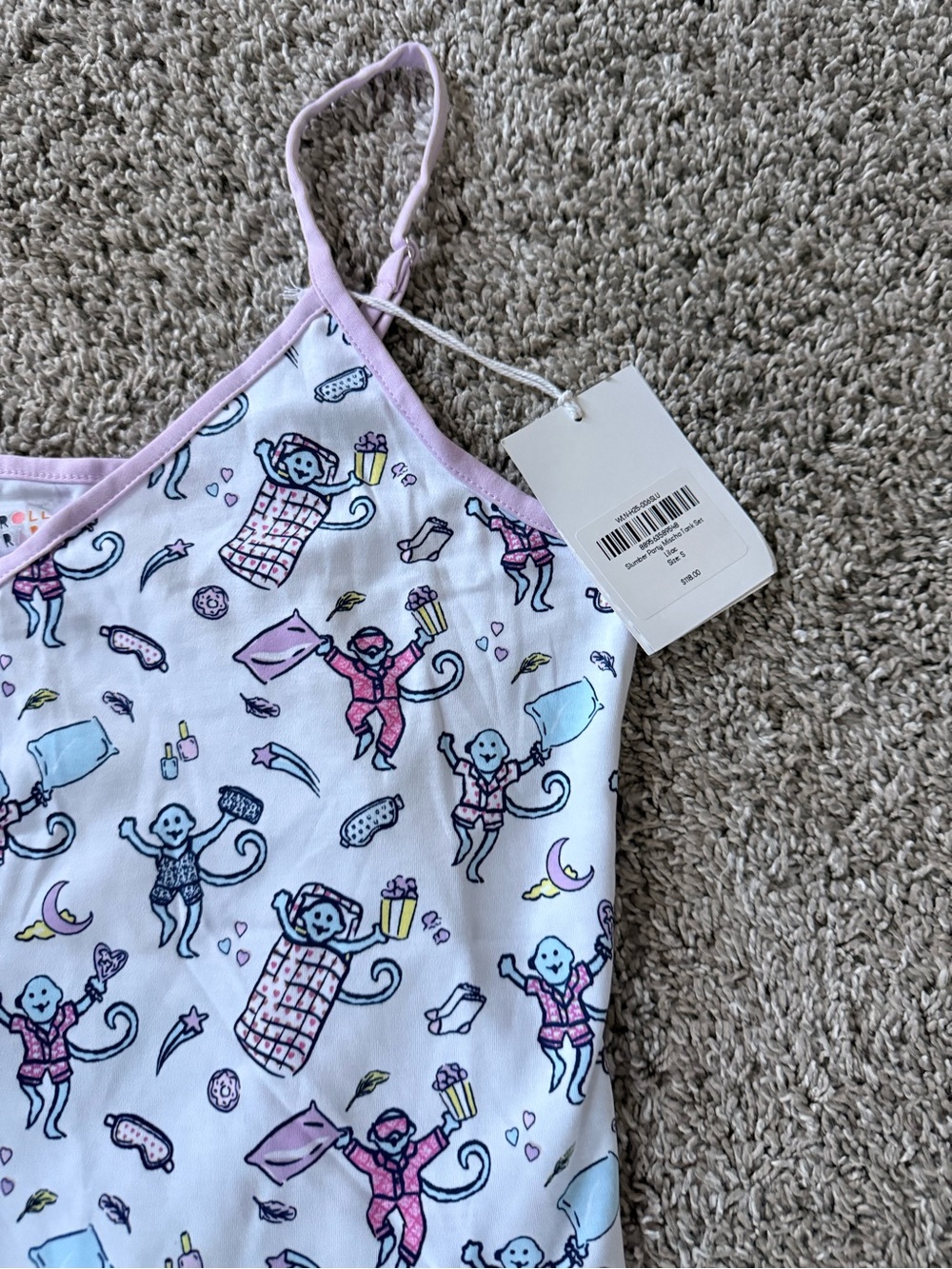 NWT Roller Rabbit Slumber Party Mischa Tank Set - Picture 2 of 3